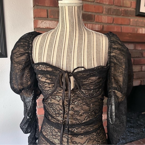 NWT Majorelle Marija Mini Dress in Black Sz M - Picture 5 of 7